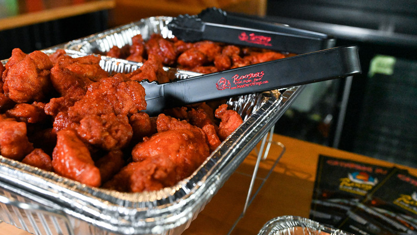 Wings in Catering Tray