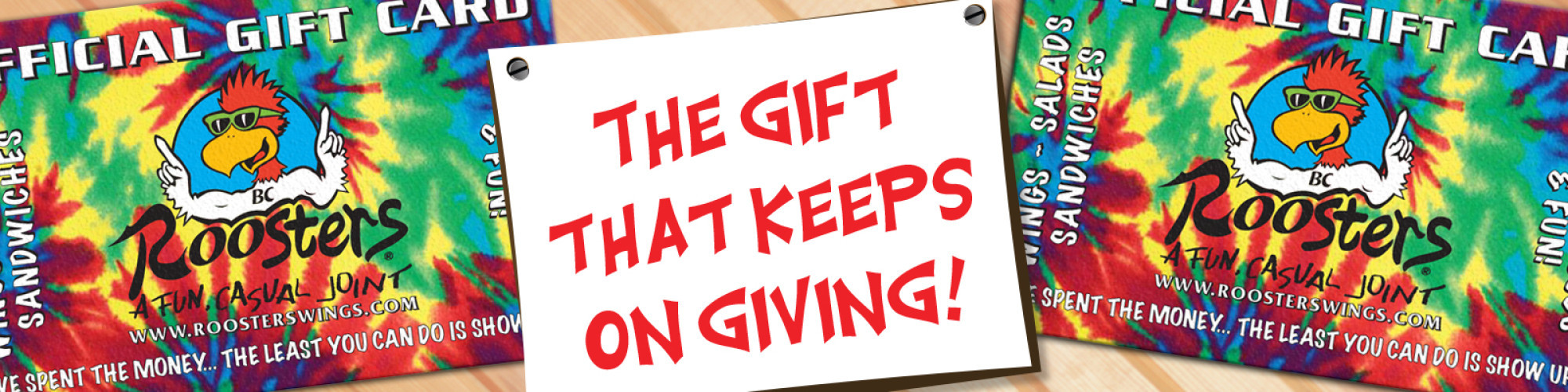 Check Card Balance » Roosters Wings