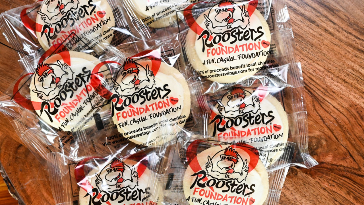 Roosters Foundation Cookies