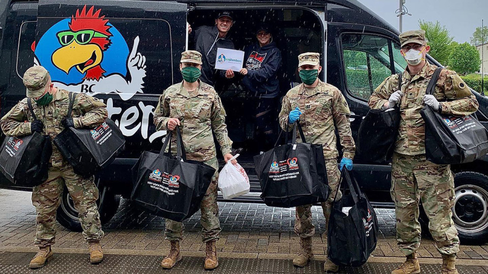 Foodbank Donation via National Guard