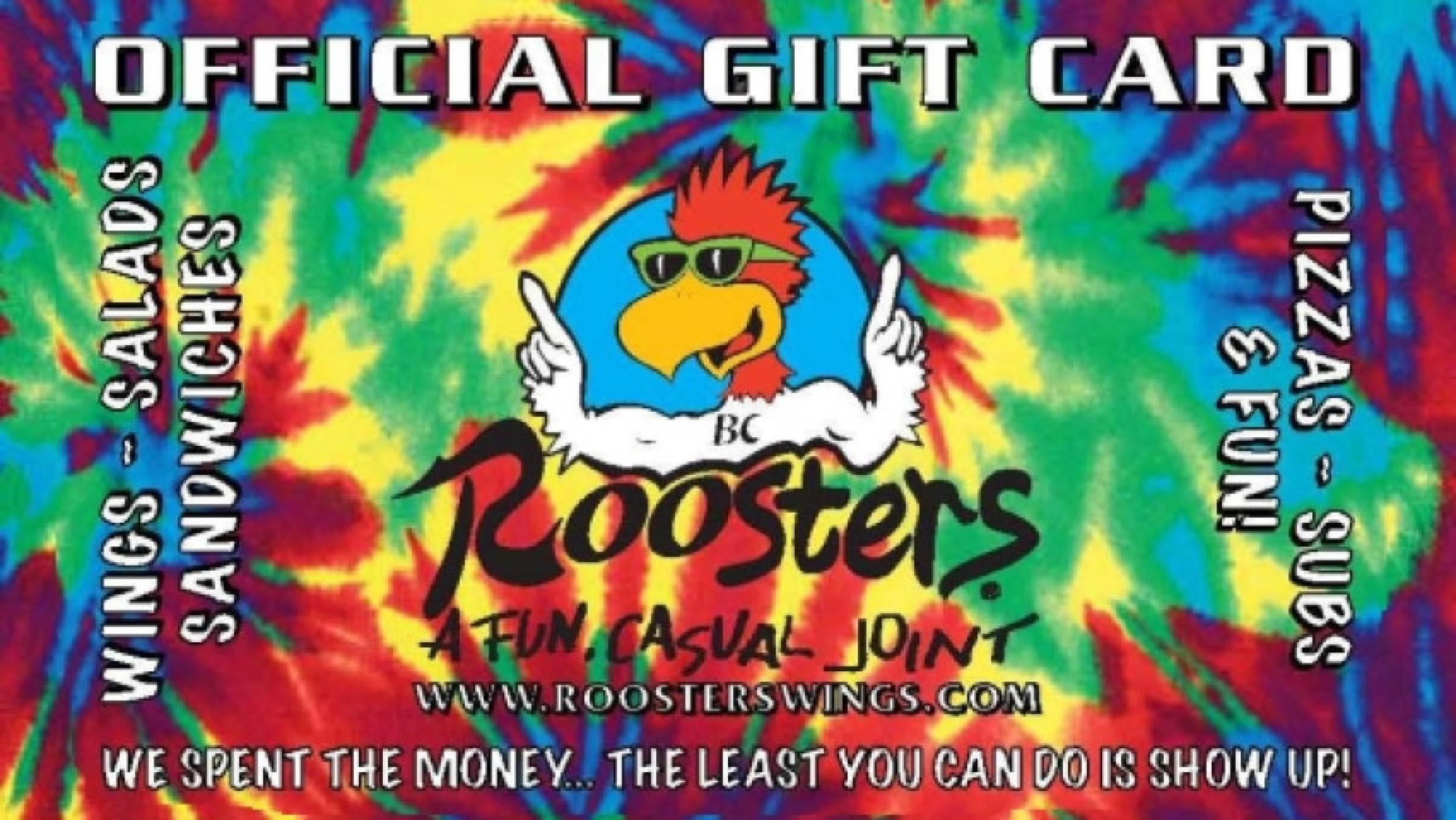 Roosters Official Gift Card